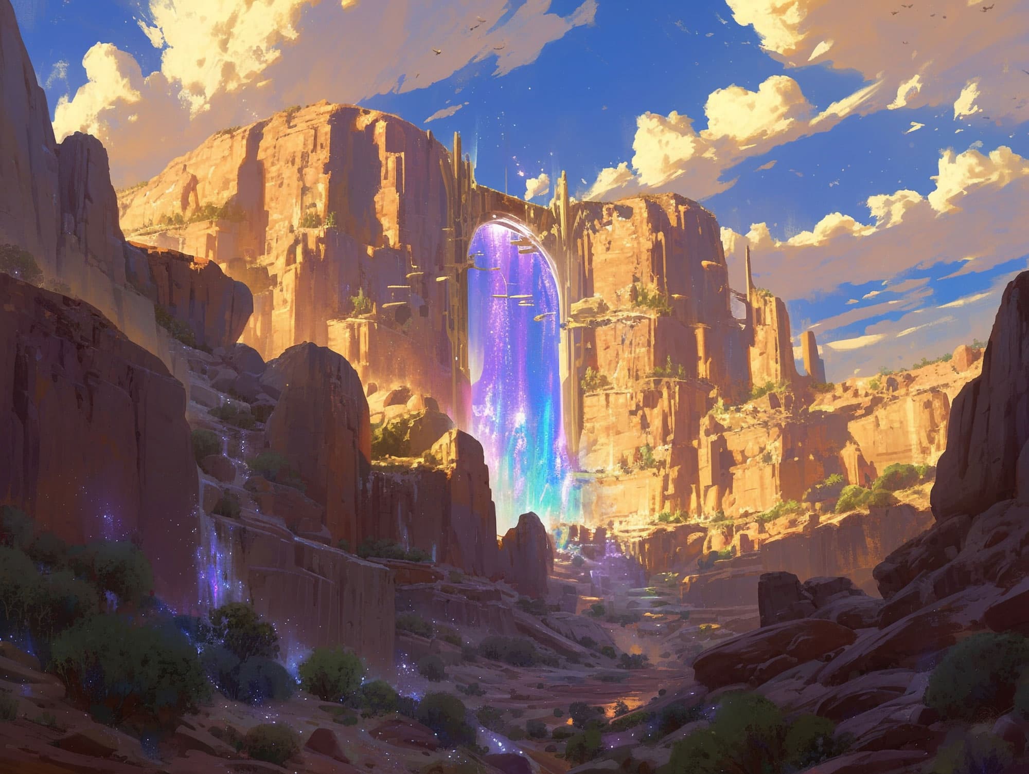 Fantasy-landschap