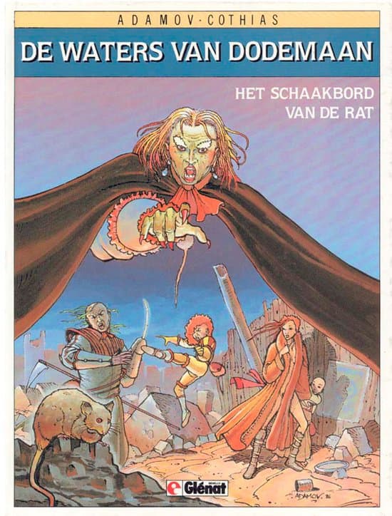 Omslag van Waters van dodemaan hc01. het schaakbord van de rat