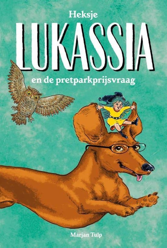 Omslag van Heksje Lukassia 1 -   Heksje Lukassia en de pretparkprijsvraag