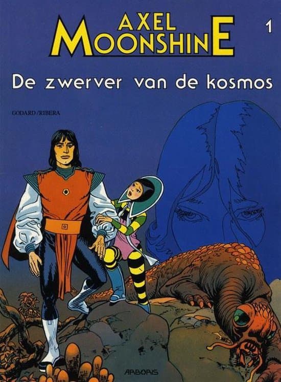 Omslag van Axel moonshine 01. de zwerver van de kosmos