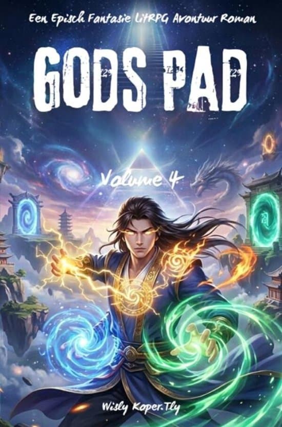 Omslag van Gods Pad:Een Episch Fantasie LitRPG Avontuur Roman(Volume 4)