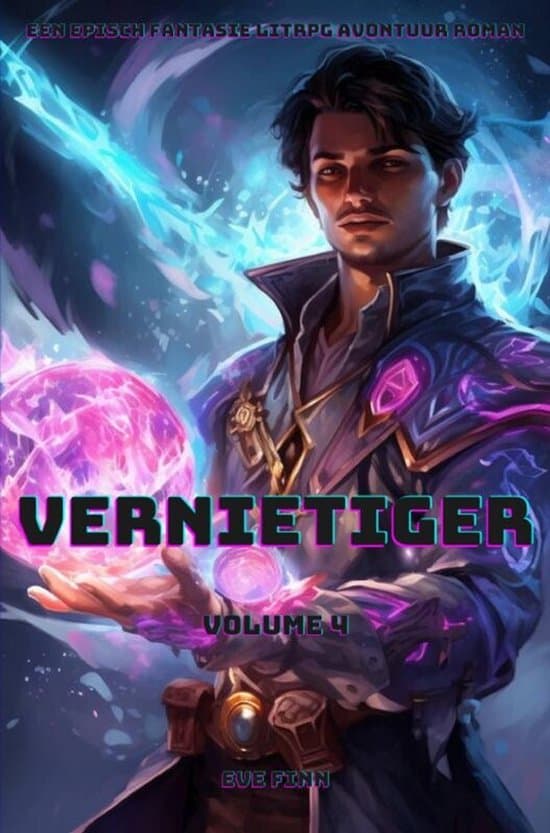 Omslag van Vernietiger:Een Episch Fantasie LitRPG Avontuur Roman(Volume 4)