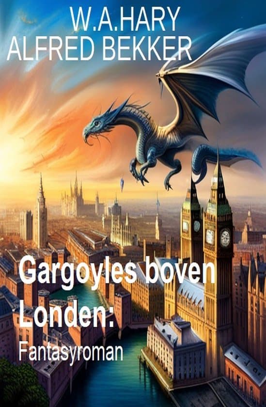 Omslag van Gargoyles boven Londen: Fantasyroman