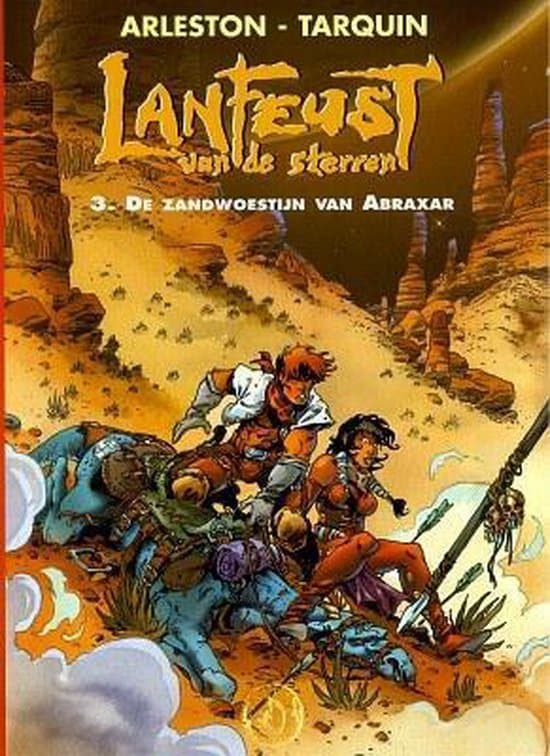 Omslag van Lanfeust van de sterren 03. de zandwoestijn van abraxar