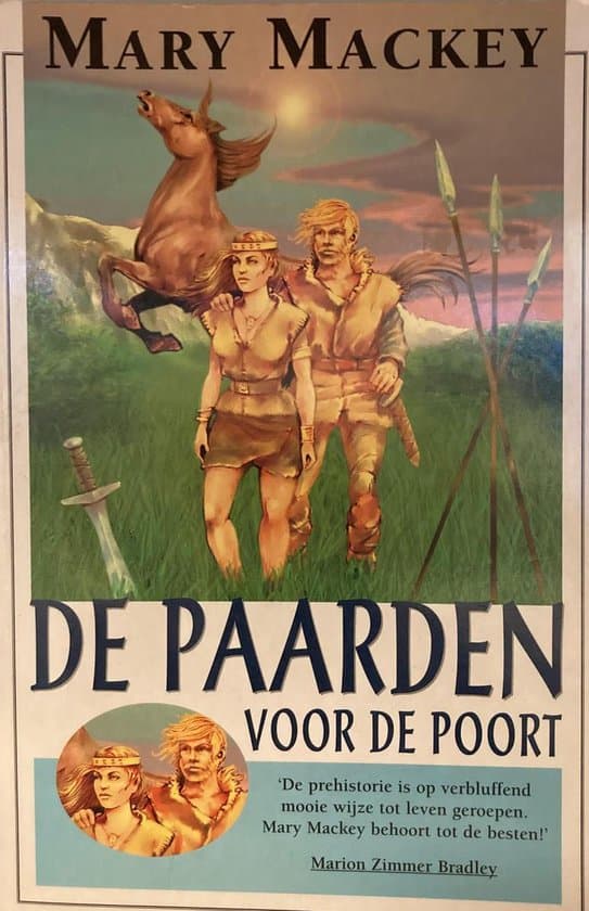 Omslag van De paarden voor de poort