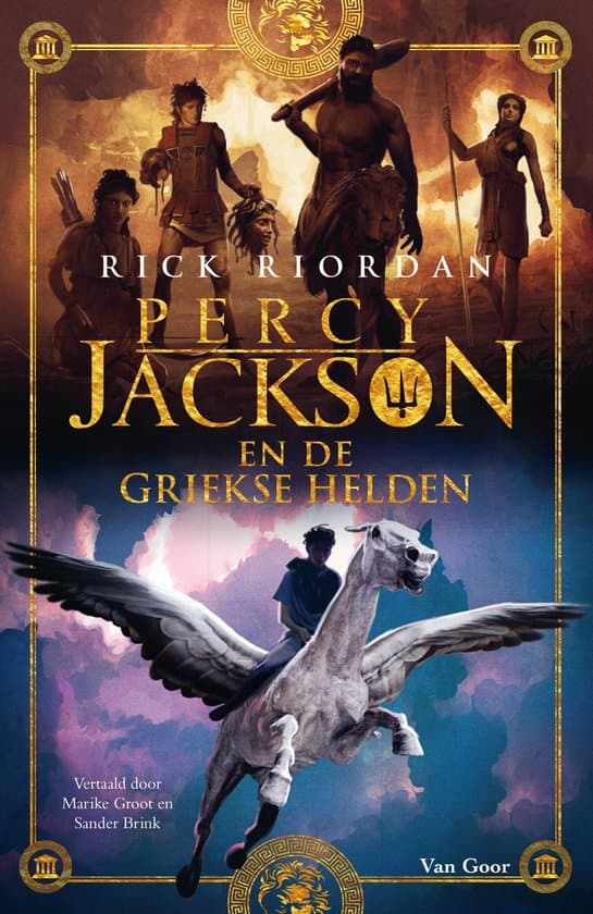 Omslag van Percy Jackson en de Olympiërs - Percy Jackson en de Griekse helden
