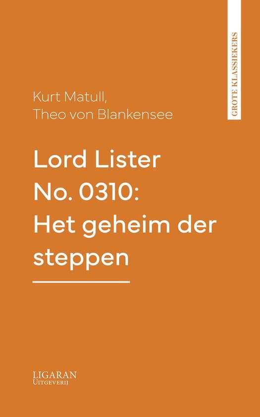 Omslag van Lord Lister No. 0310: Het geheim der steppen