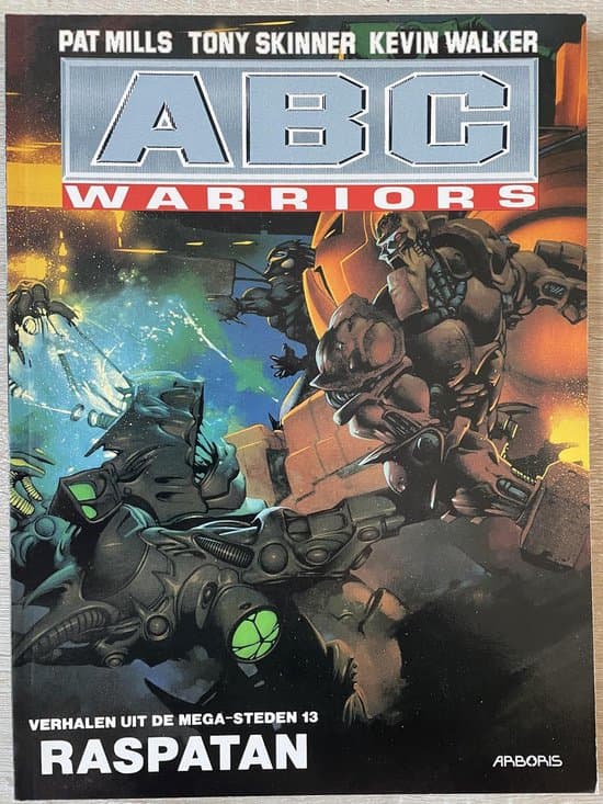 Omslag van Verhalen uit de megasteden 13. abc-warriors 4 raspatan