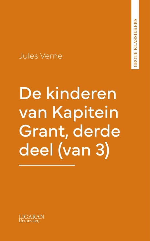 Omslag van De kinderen van Kapitein Grant, derde deel (van 3)