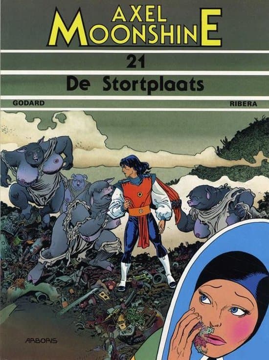 Omslag van Axel moonshine 21. de stortplaats