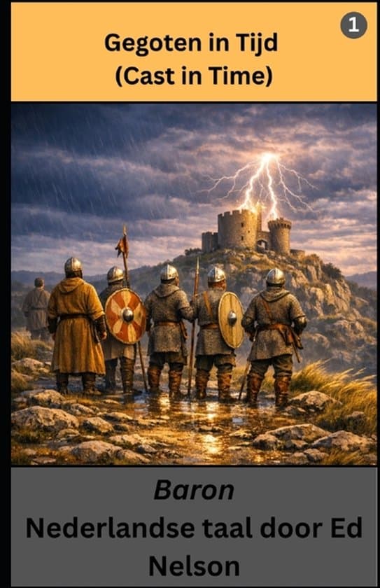 Omslag van Gegoten in Tijd- Gegoten in Tijd, Nederlandse taal, Boek 1 (Cast in Time, Dutch, Book 1)