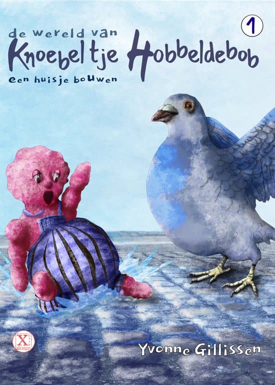 Omslag van de wereld van Knoebeltje Hobbeldebob 1 - een huisje bouwen