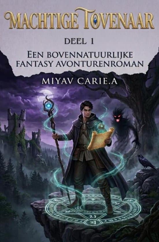 Omslag van Machtige Tovenaar: Een Bovennatuurlijke Fantasy Avonturenroman (Deel 1)
