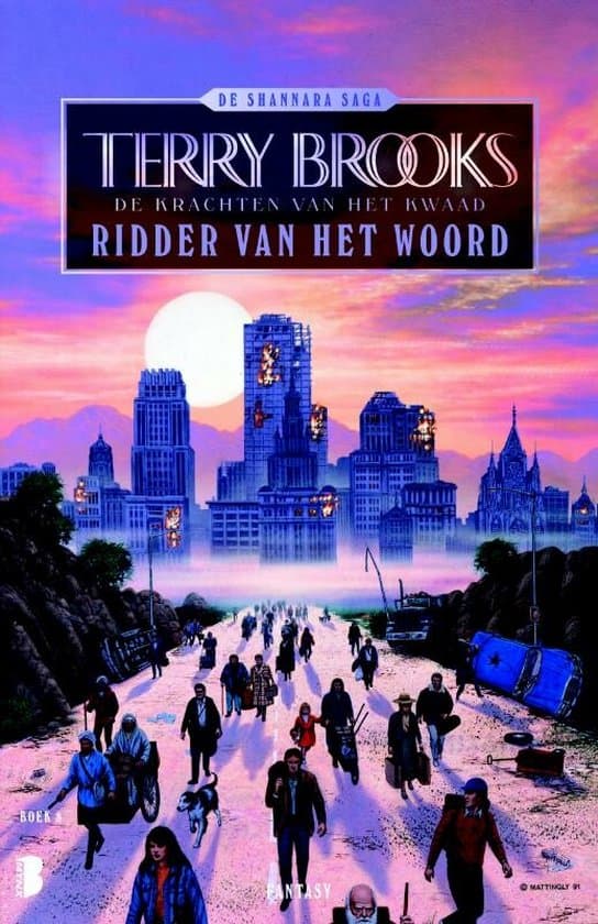 Omslag van De Shannara saga 8 - Ridder van het woord