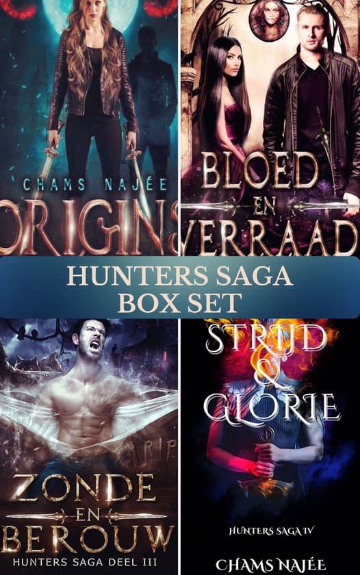 Omslag van Hunters Saga - Hunters Saga Boekenset 1-4