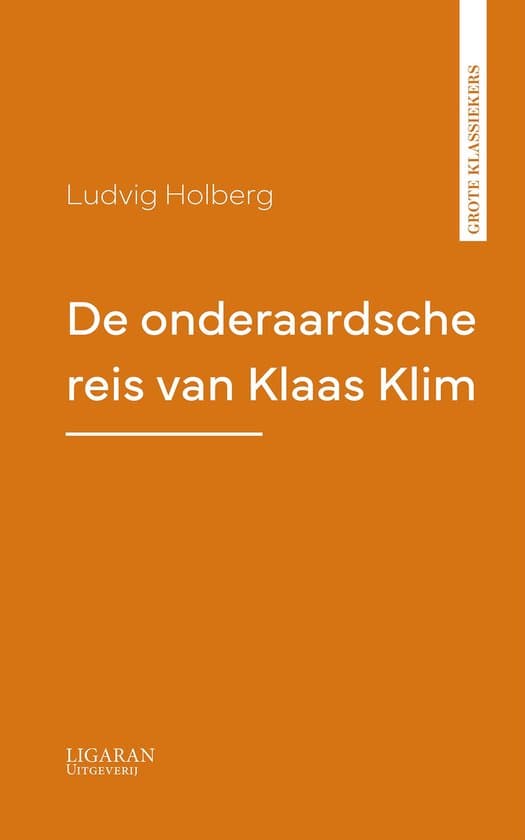 Omslag van De onderaardsche reis van Klaas Klim