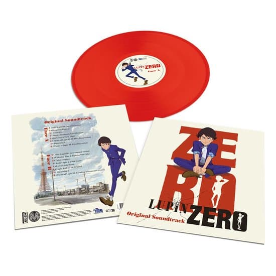Omslag van Plastoy Lupin Zero Best Selection Track Vinyl Red Audio (Vinyl & CD)