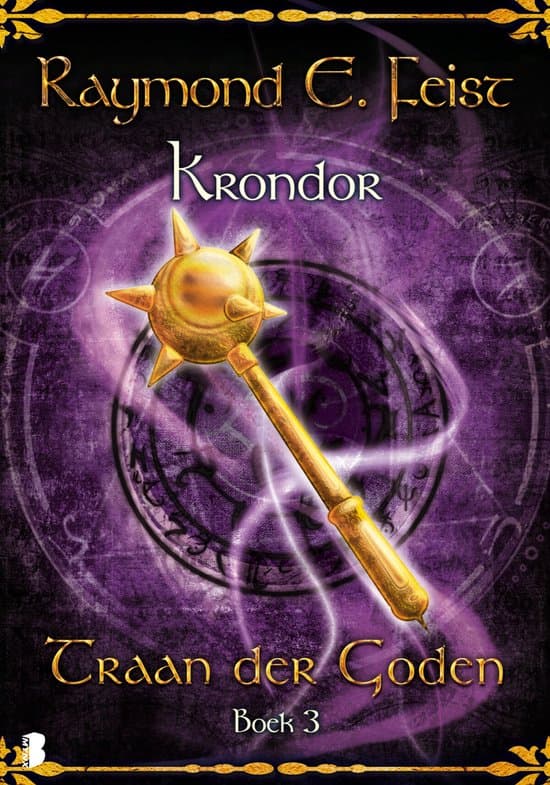 Omslag van Krondor Derde Boek-Traan Der Goden