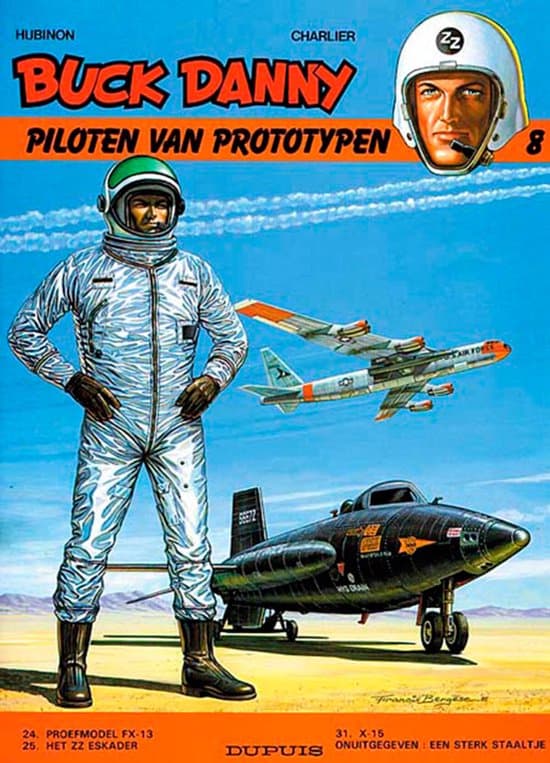 Omslag van Buck Danny Omnibus: 008 Piloten van Prototypen
