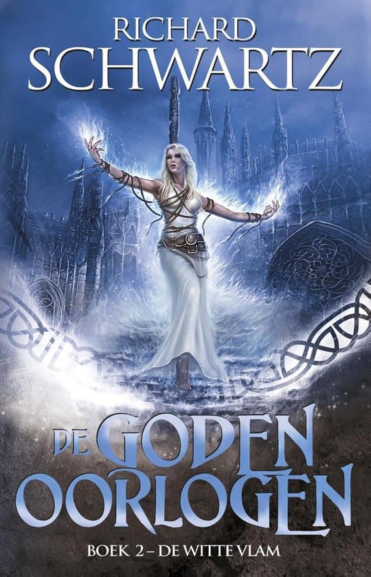 Omslag van De Godenoorlogen 2 - De Witte Vlam
