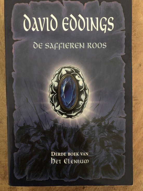 Omslag van De safieren roos - D. Eddings