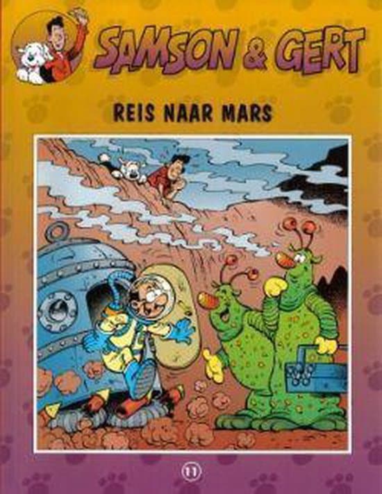 Omslag van Samson En Gert 11 Reis Naar Mars