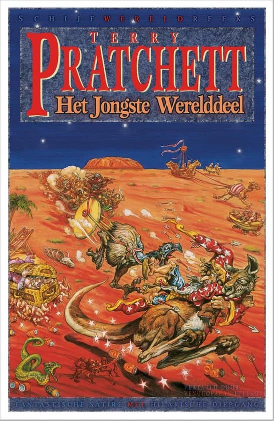 Omslag van Schijfwereld 22 - Het jongste werelddeel