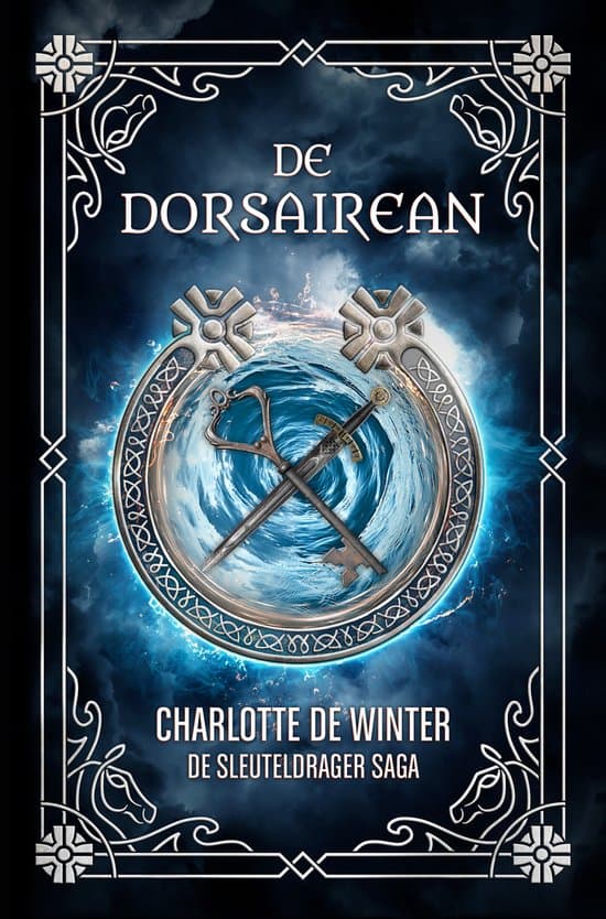 Omslag van De sleuteldrager saga - De Dorsairean