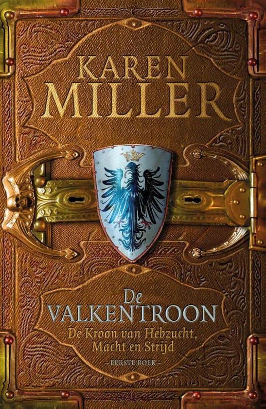 Omslag van De kroon van hebzucht, macht en strijd 1 - De valkentroon
