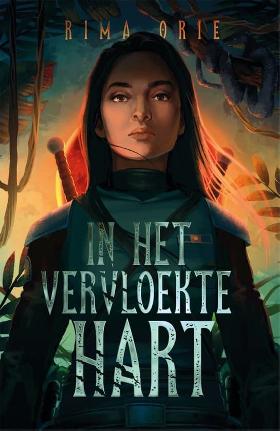 Omslag van de Bloedmaan-duologie 1 - In het vervloekte hart