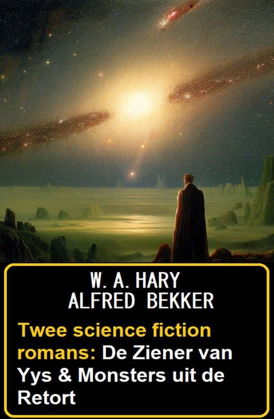 Omslag van Twee science fiction romans: De Ziener van Yys & Monsters uit de Retort