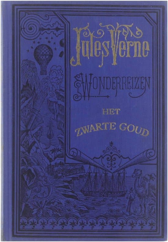 Omslag van Jules Vernes Wonderreizen - Het Zwarte Goud