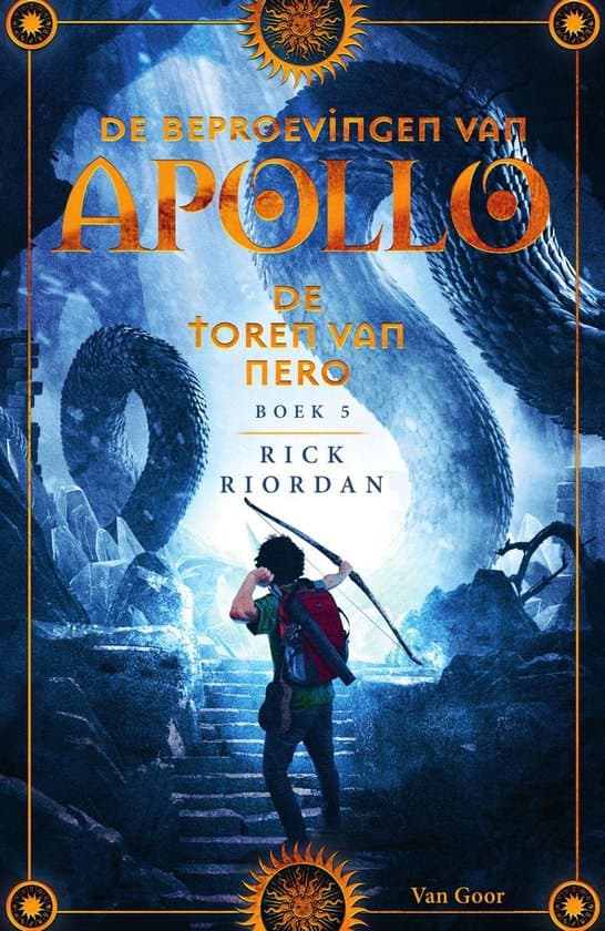 Omslag van De beproevingen van Apollo 5 - De toren van Nero