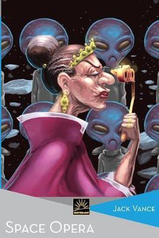 Omslag van Het Verzameld Werk Van Jack Vance- Space Opera