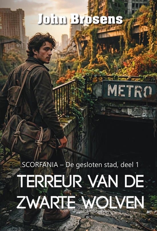 Omslag van Scorfania - De gesloten stad 1 - Terreur van de Zwarte Wolven