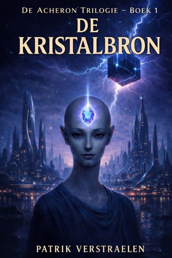 Omslag van de Matrix-Trilogie Van Acheron- De Kristalbron