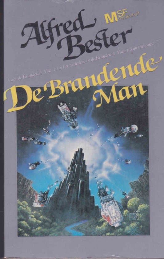 Omslag van De Brandende Man