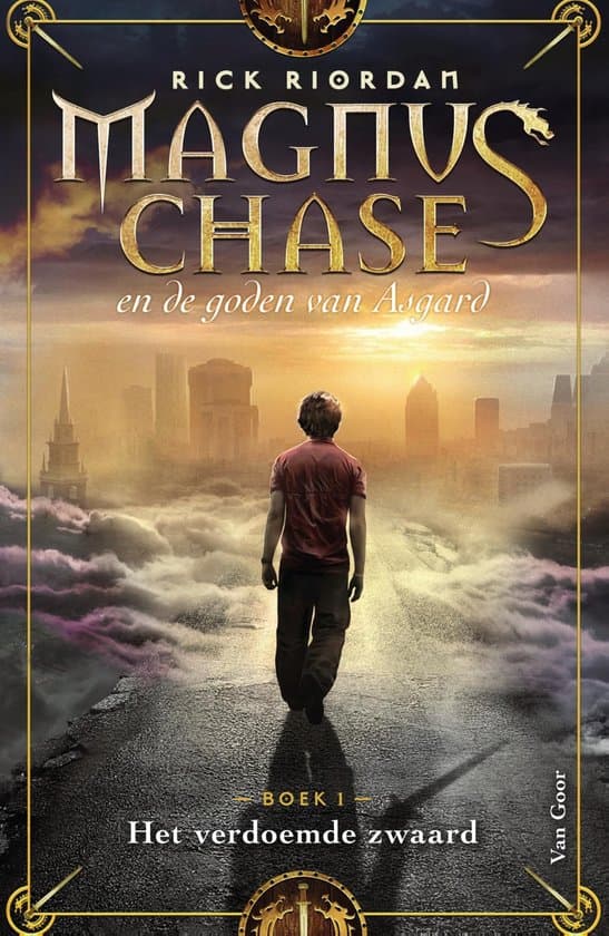 Omslag van Magnus Chase en de goden van Asgard 1 - Het verdoemde zwaard