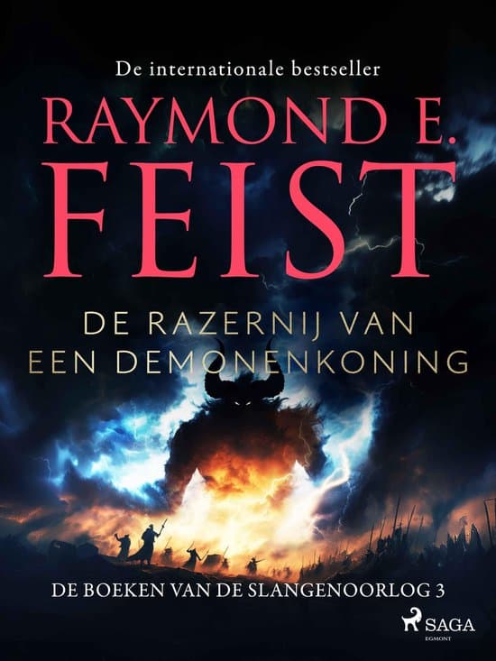 Omslag van De boeken van de Slangenoorlog 3 - De razernij van een demonenkoning