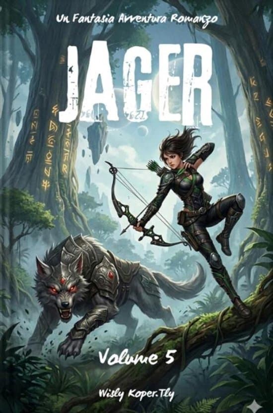 Omslag van Jager:Een Episch Fantasie LitRPG Avontuur Roman(Volume 5)